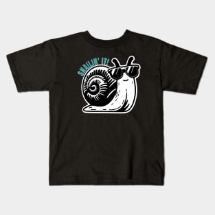 Snailin It Kids T-Shirt